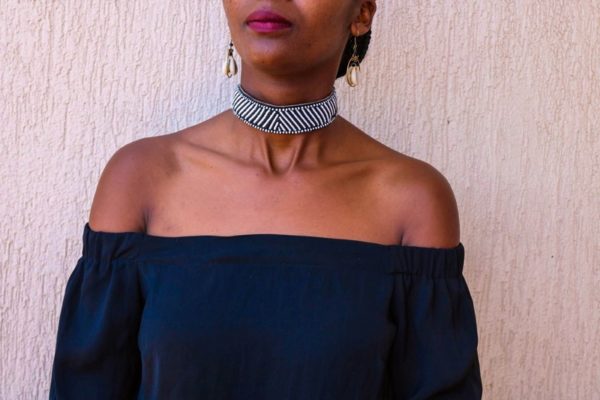 fabric choker necklaces