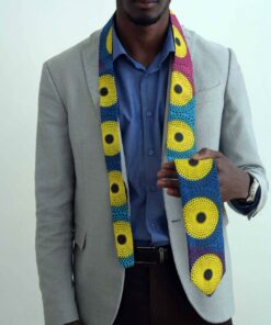 Cravate en tissu africain Kogi