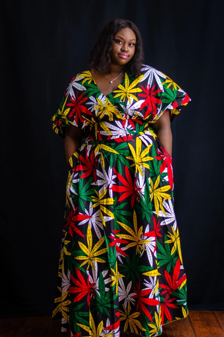 African Prints Ankara Skirt and crop top set 