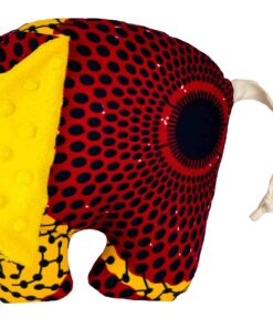 African inspired elephant soft toy