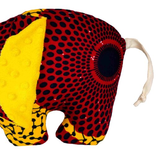 African inspired elephant soft toy