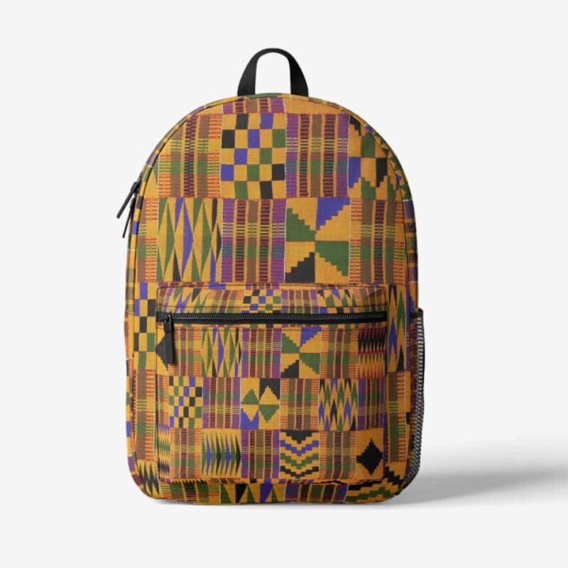 Kente Backpack, African Print Backpack, African Bags, Colourful