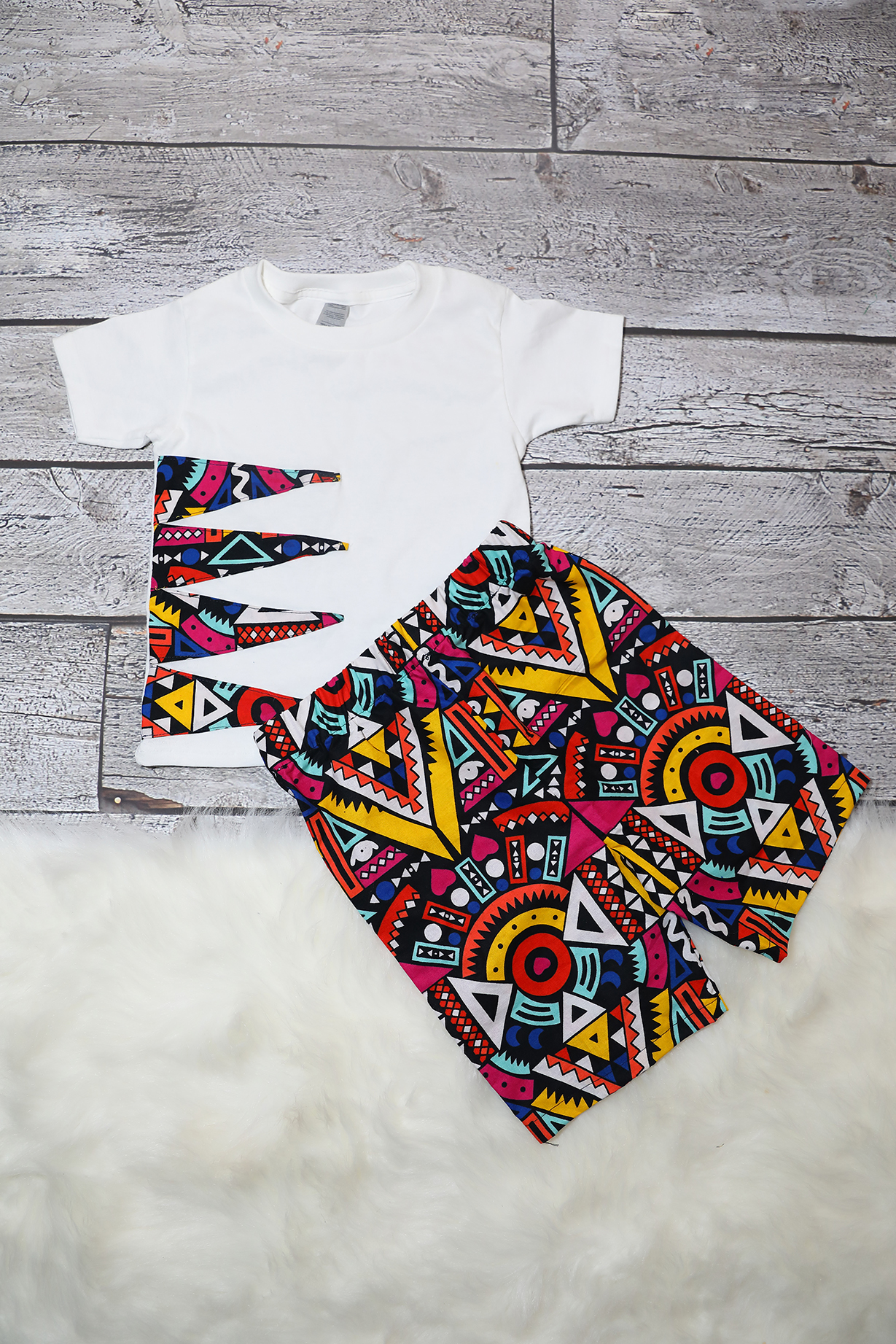 Boys toddler set,shirt &shorts ,African print, kente boys set,tshirt boys