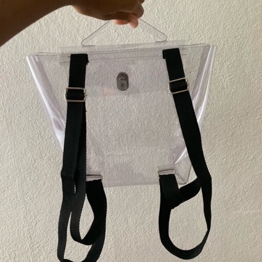Dos sac transparent